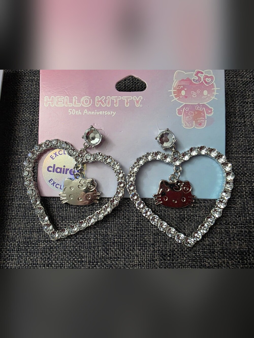 Hello Kitty 50th Anniversary Earrings